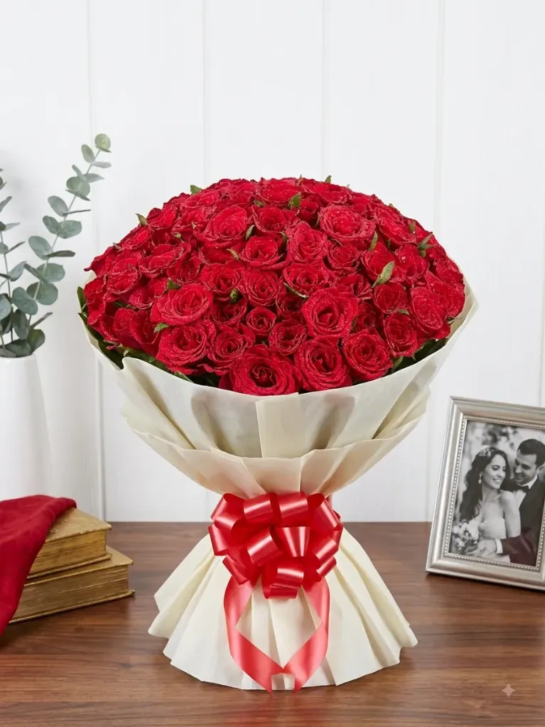 50 Red Roses Bouquet